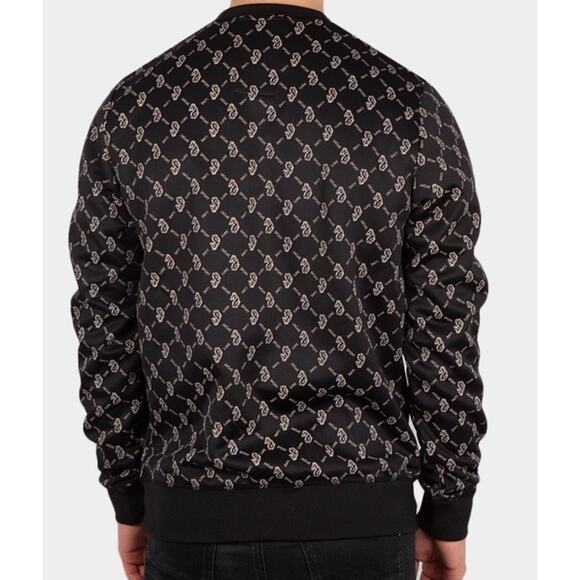 Luke Sport Gazzas Tears Regular Fit Long Sleeve Sweatshirt - Merlot Size M - Picture 2 of 7